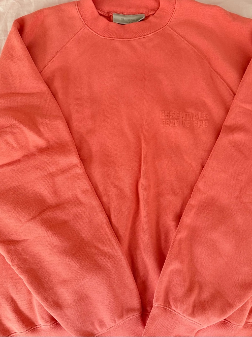 ESSENTIALS Coral Pullover with Back Leather Logo Patch